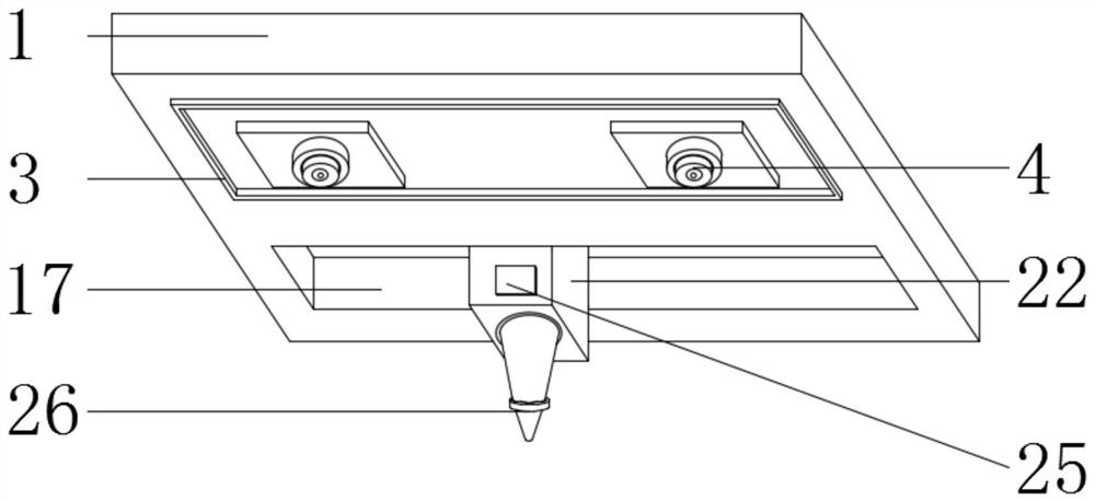 Printing machine printing quality detection device based on deep network