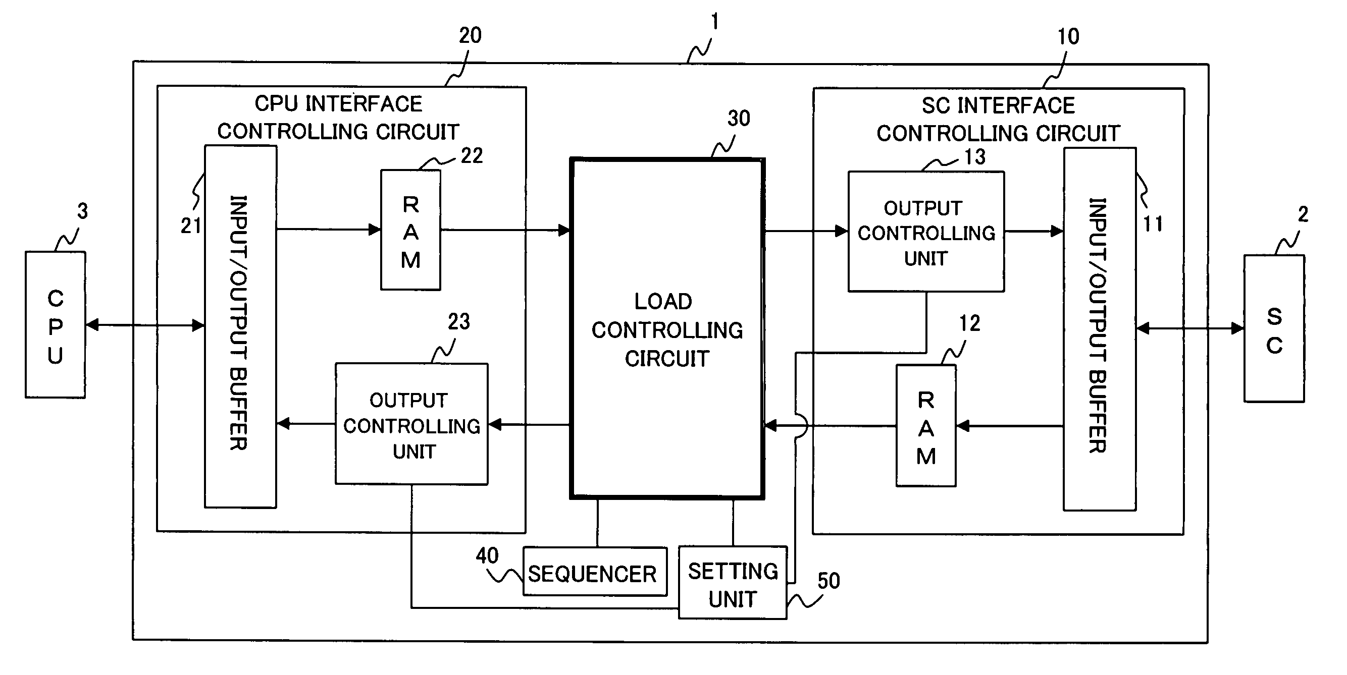 Speed converting apparatus with load controlling function and information processing system