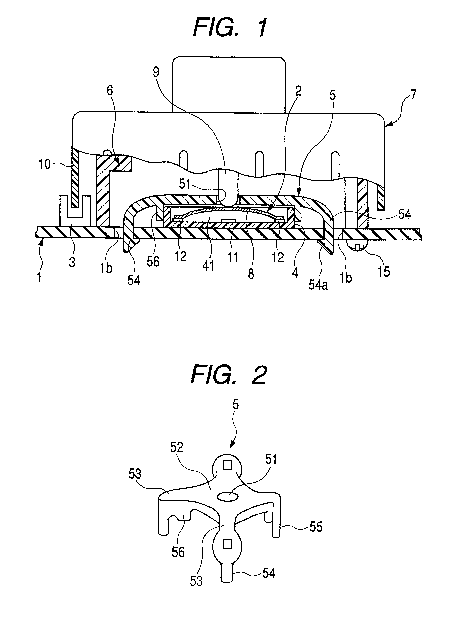 Pushbutton type switch device