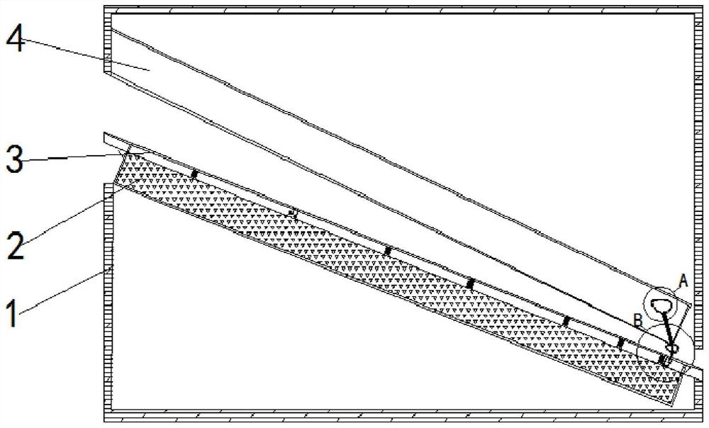 An automatic paper leveling device for a printing press