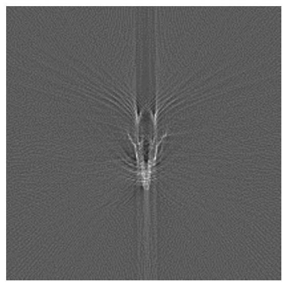 Reflection tomography laser radar image segmentation method based on target area local enhancement