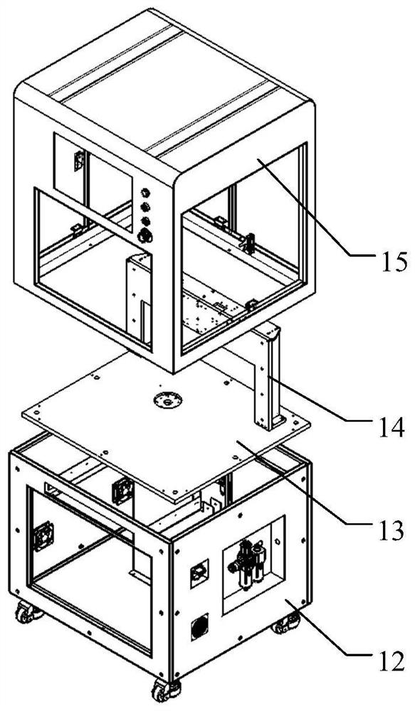 MEMS friction sensor automatic packaging device based on visual positioning technology