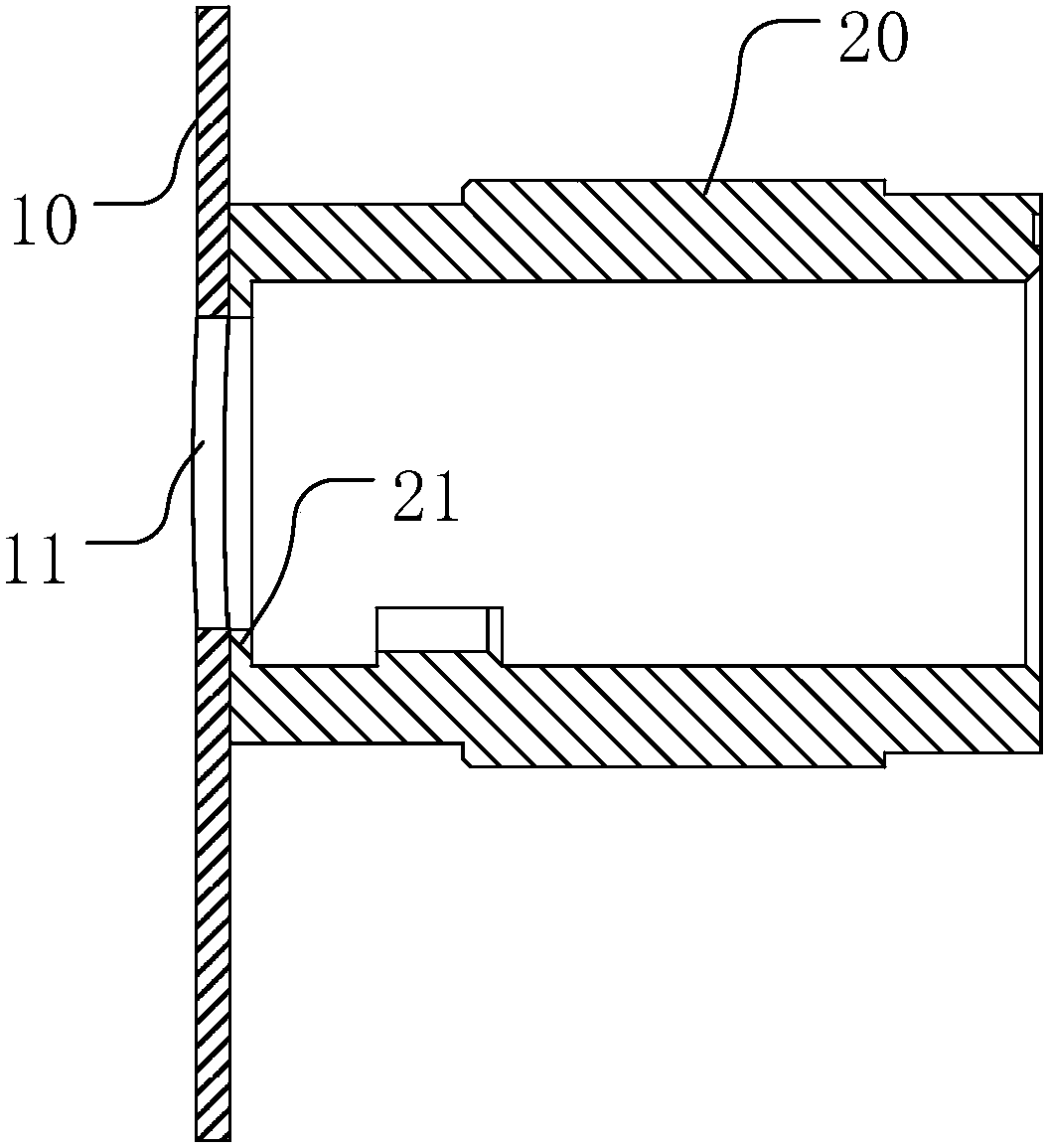 Blocking structure for inner container enameling process and enameling process