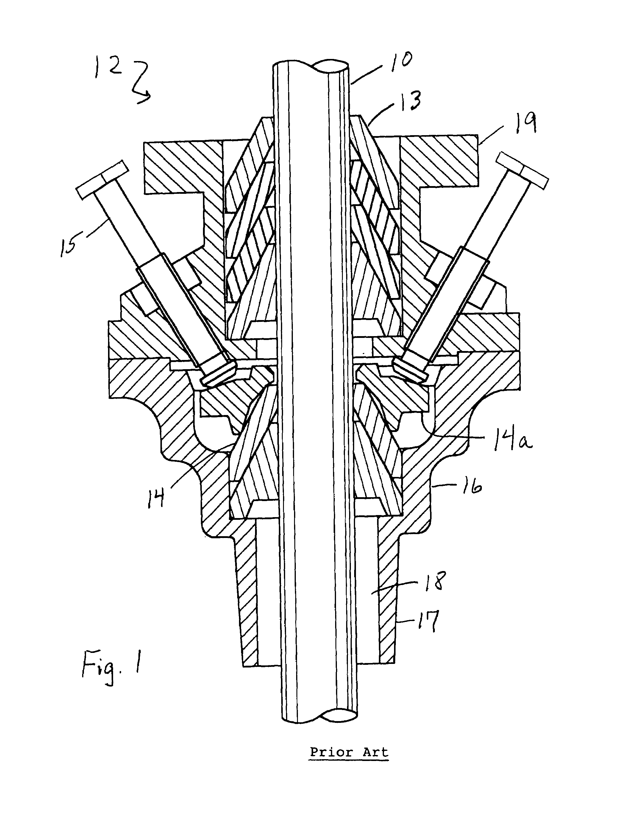 Secondary packing arrangement for reciprocating pump polished rod