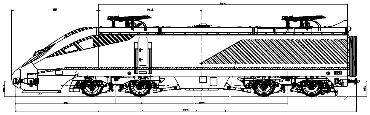 Power concentrated motor train unit and separable driver's cab thereof