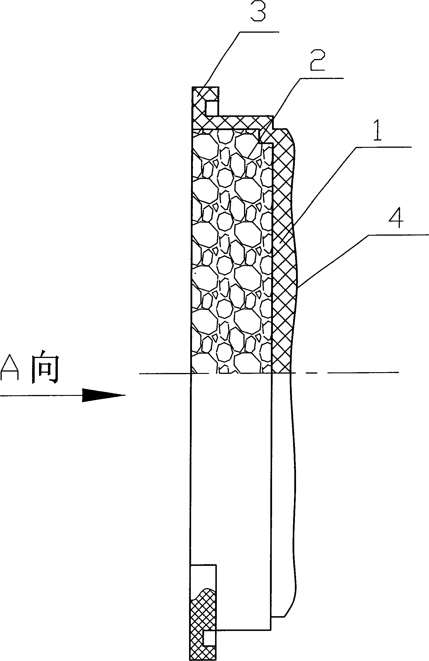 Exposed wall thermal insulated decorative face brick, and its production method