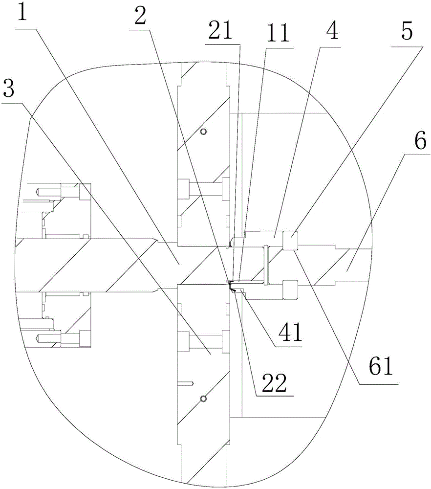 Knockout bar connection mechanism of injection molding machine