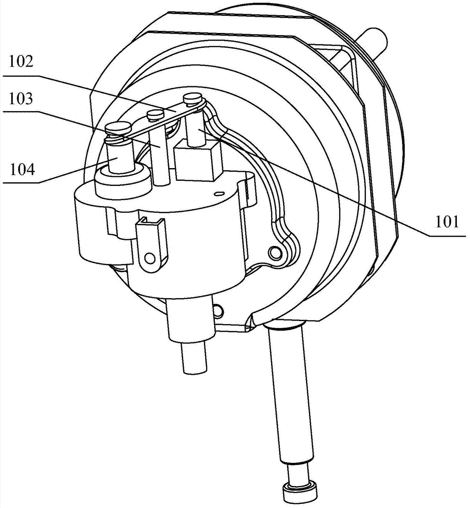An oscillating head driving mechanism, a fan oscillating mechanism and a fan