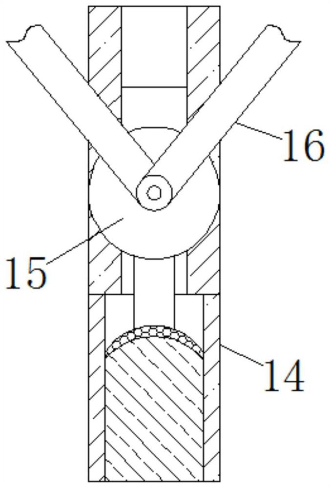 Cargo handling robot arm device based on gas suction effect