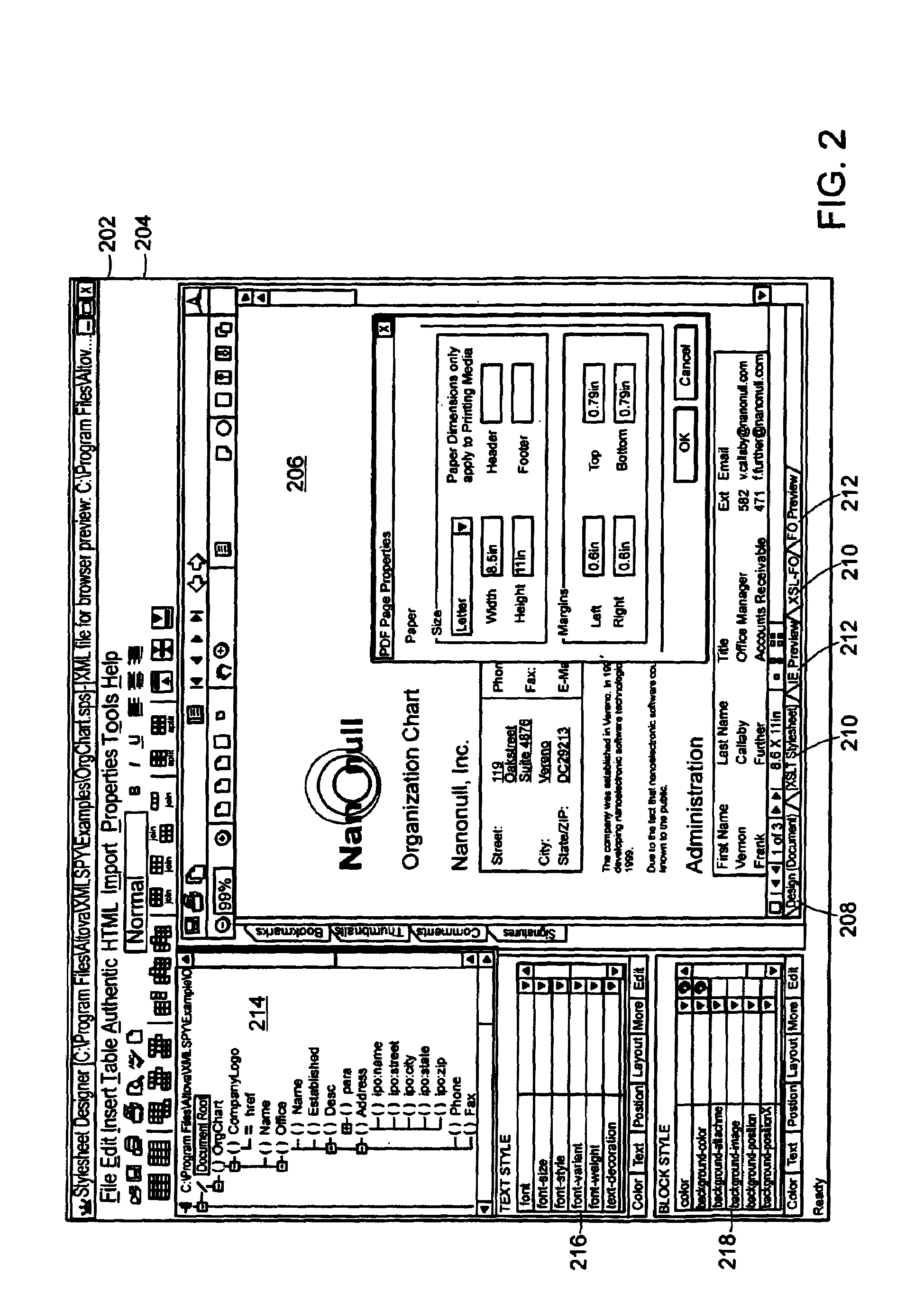 Method and system for automating creation of multiple stylesheet formats using an integrated visual design environment
