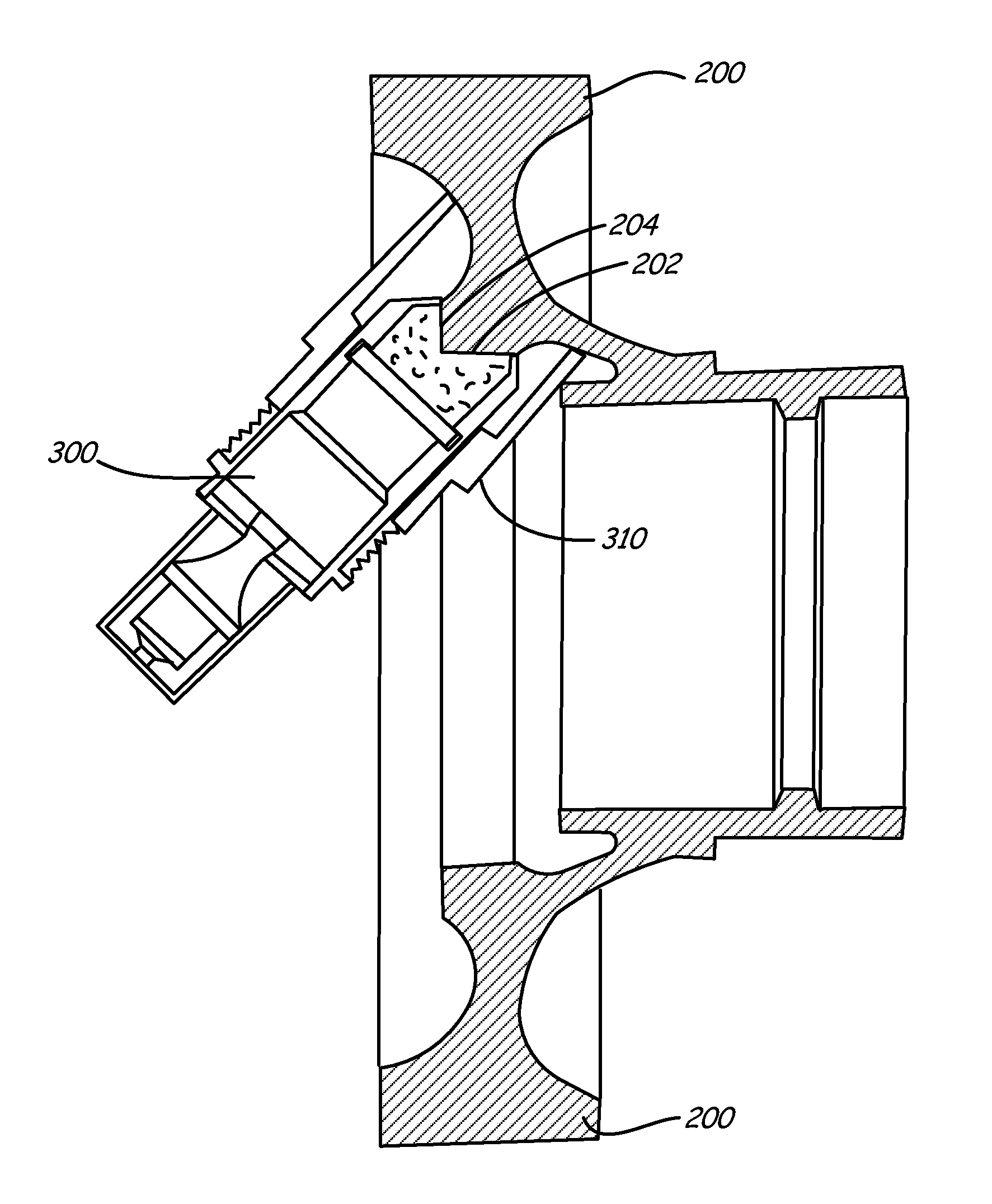 Method for ultrasonic peening of gas turbine engine components without engine disassembly