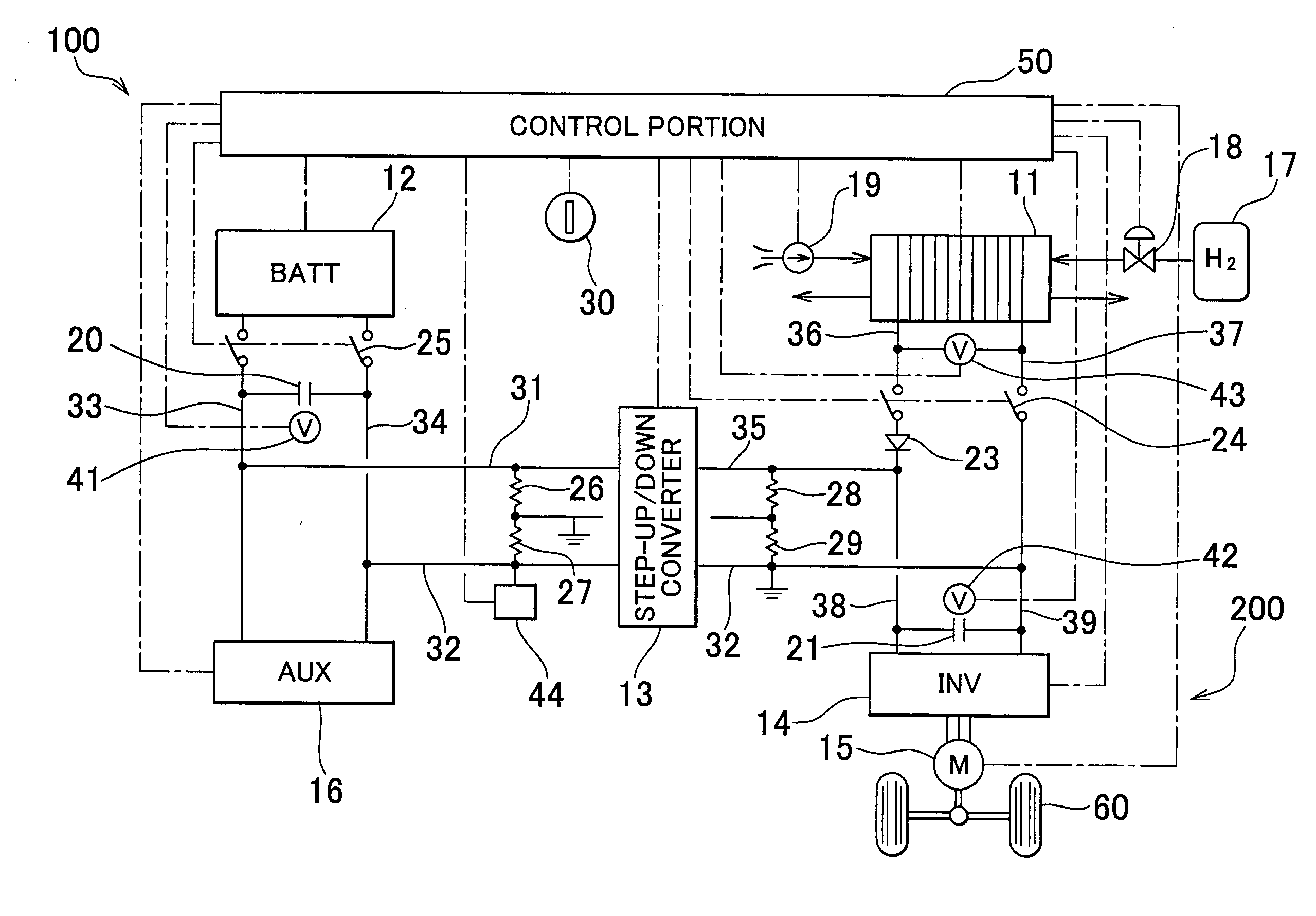 Fuel cell system, control method for the fuel cell system, and electric vehicle equipped with the fuel cell system