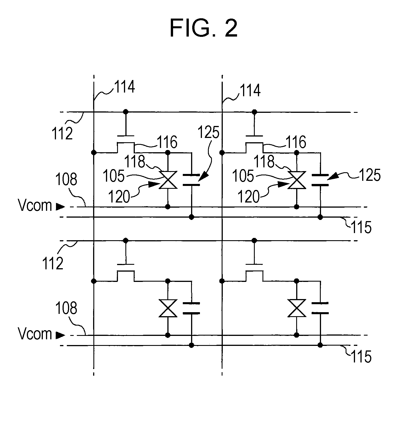 Liquid crystal display, control method thereof and electronic device with reduced flicker