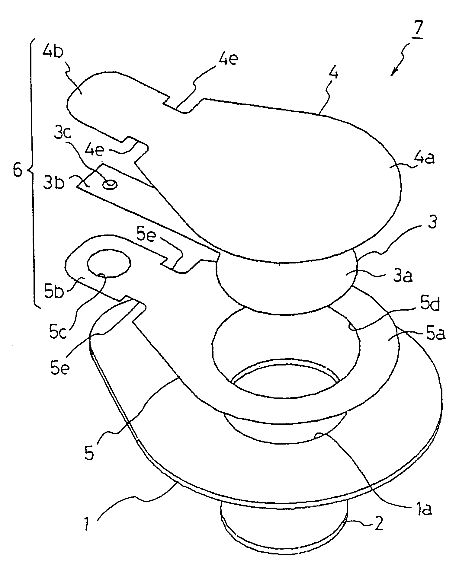 Biological electrode and connector for the same