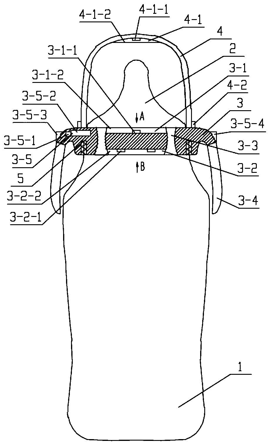 Integrated sterilizing feeding bottle