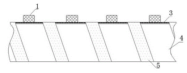 Combined transposition wire structure with prefabricated oil duct and manufacturing method thereof