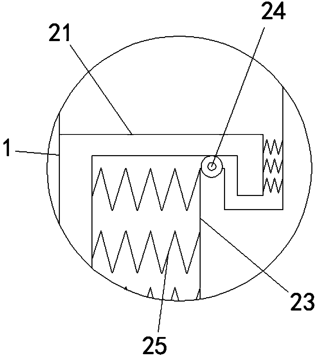 Building device with efficient damping function