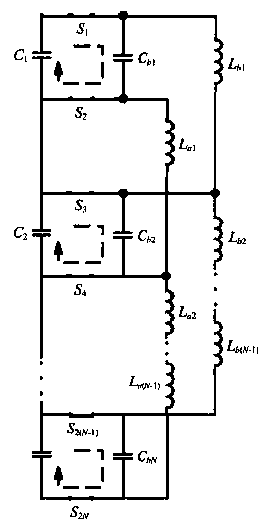 Capacitive energy storage method for cable transmission