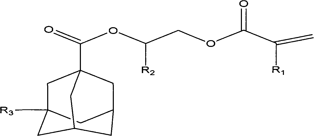 Method for preparing adamantyl unsaturated ester