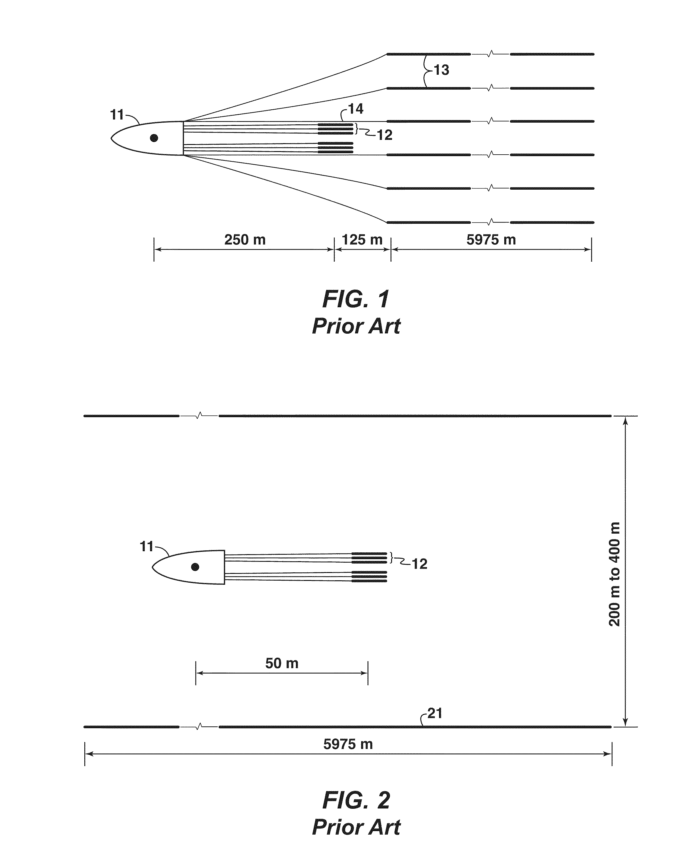 Zero offset profile from near-field hydrophones