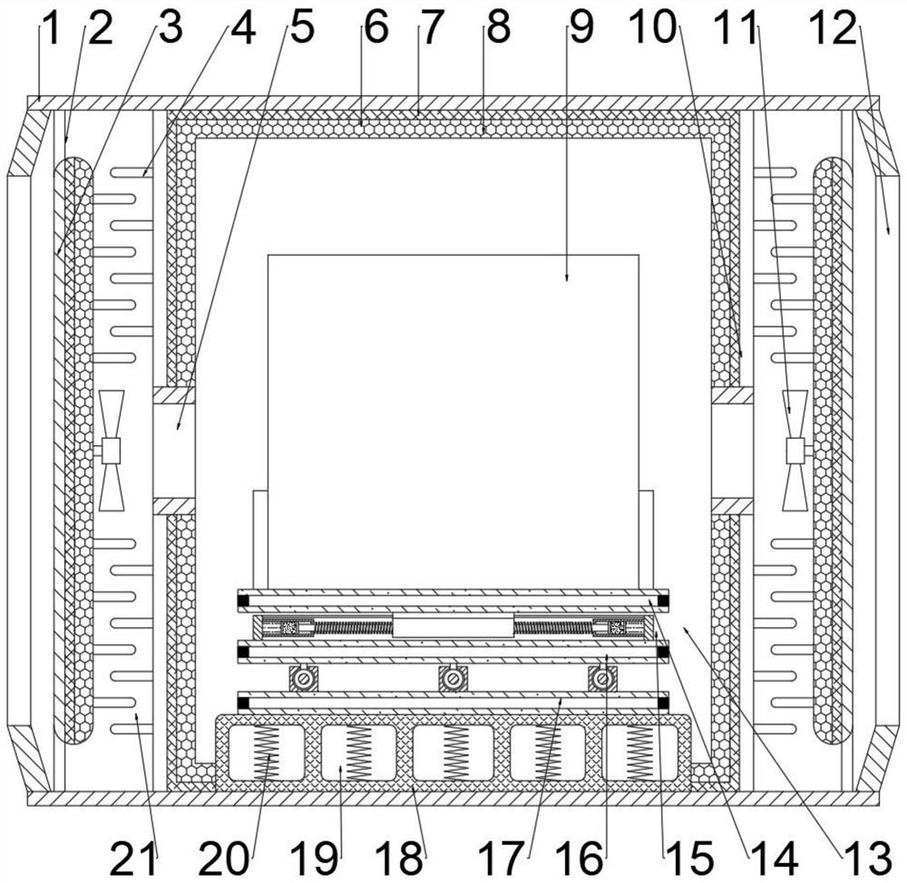 Prefabricated transformer substation noise reduction device