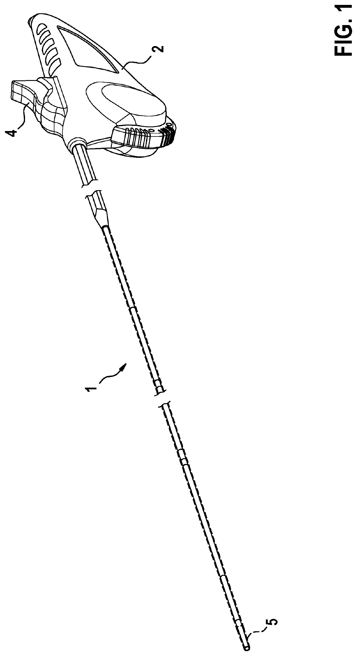 Handle for a catheter and corresonding catheter