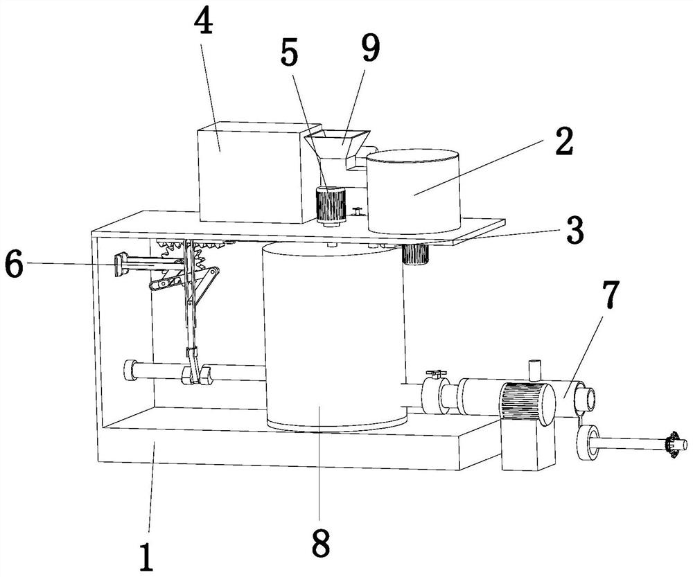 Flocculating agent blending equipment for wastewater treatment