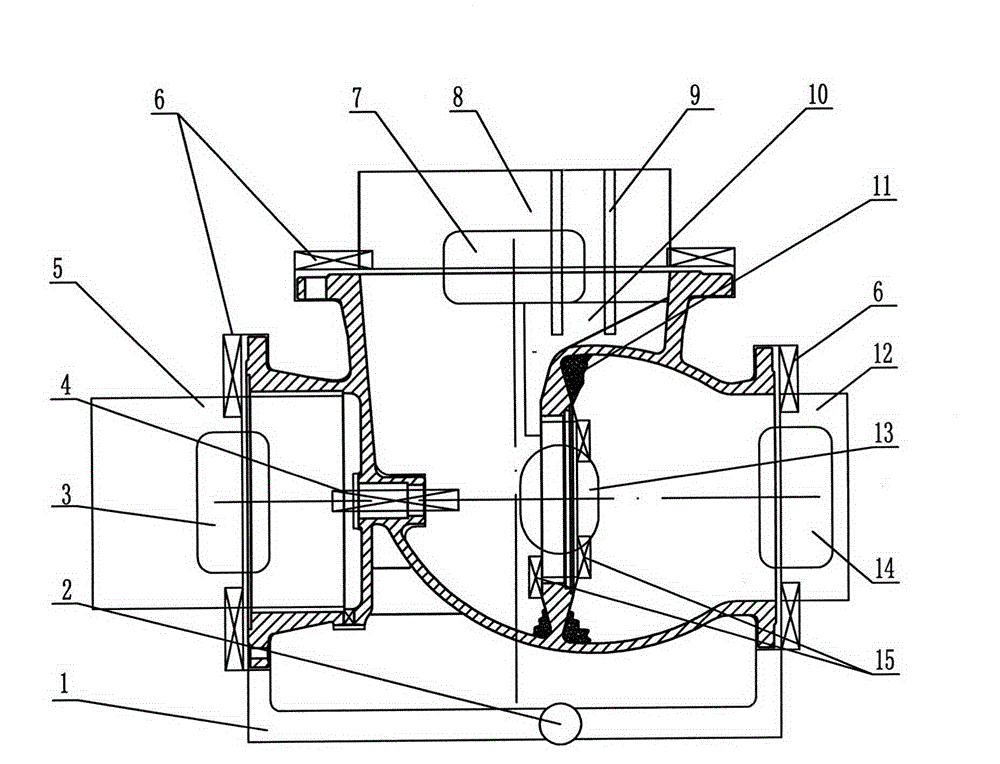 Method for casting air sucking valve steel casting part