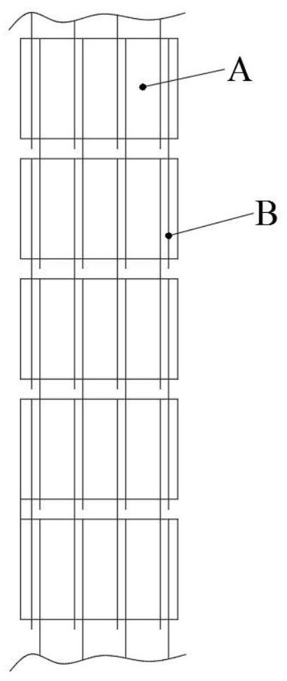 Two-stage welding type ibc solar cell string welding device and welding method thereof