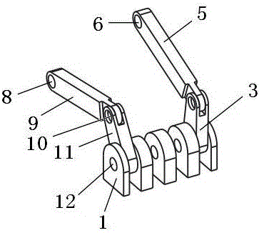 Multi-unit linkage-drive planar 3-acitivity face-shovel loading robot