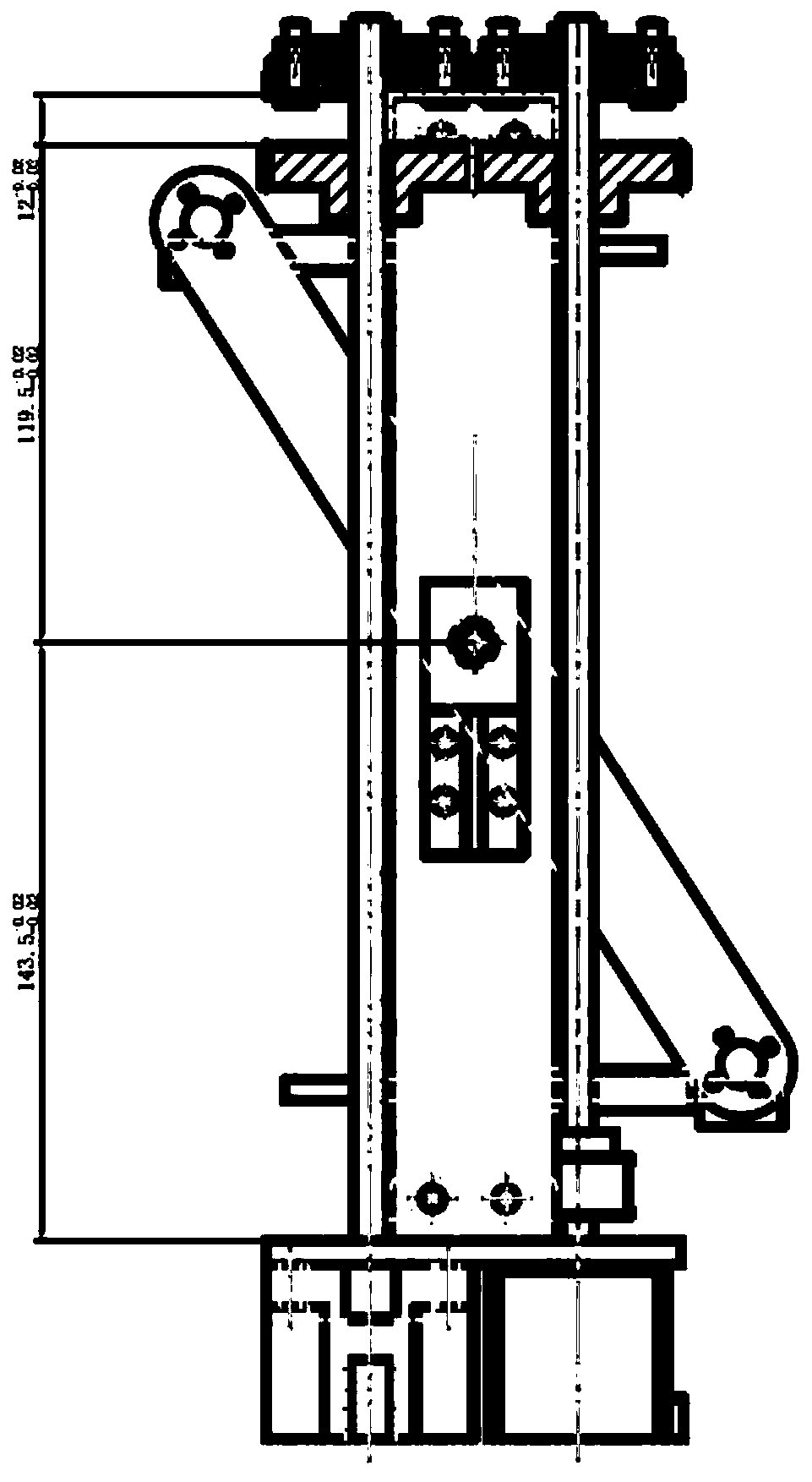 Double-layer non-avoidance type stereo stopping device for convenience services