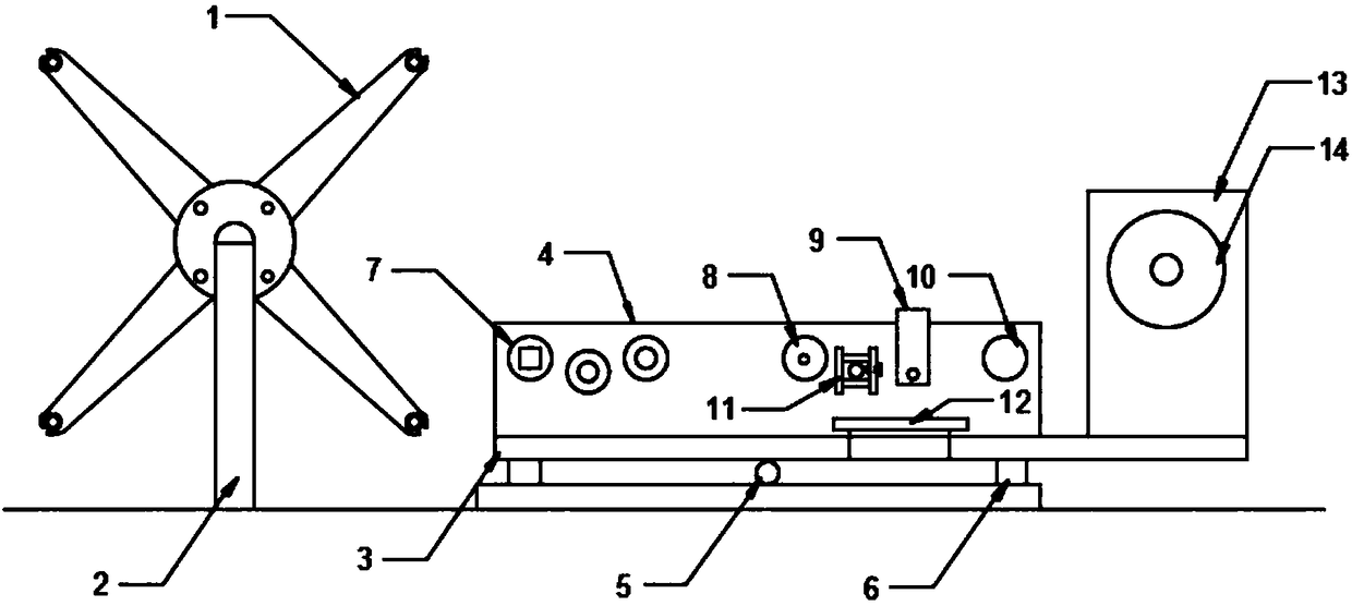 Impregnated fiber bundle sample making device and method