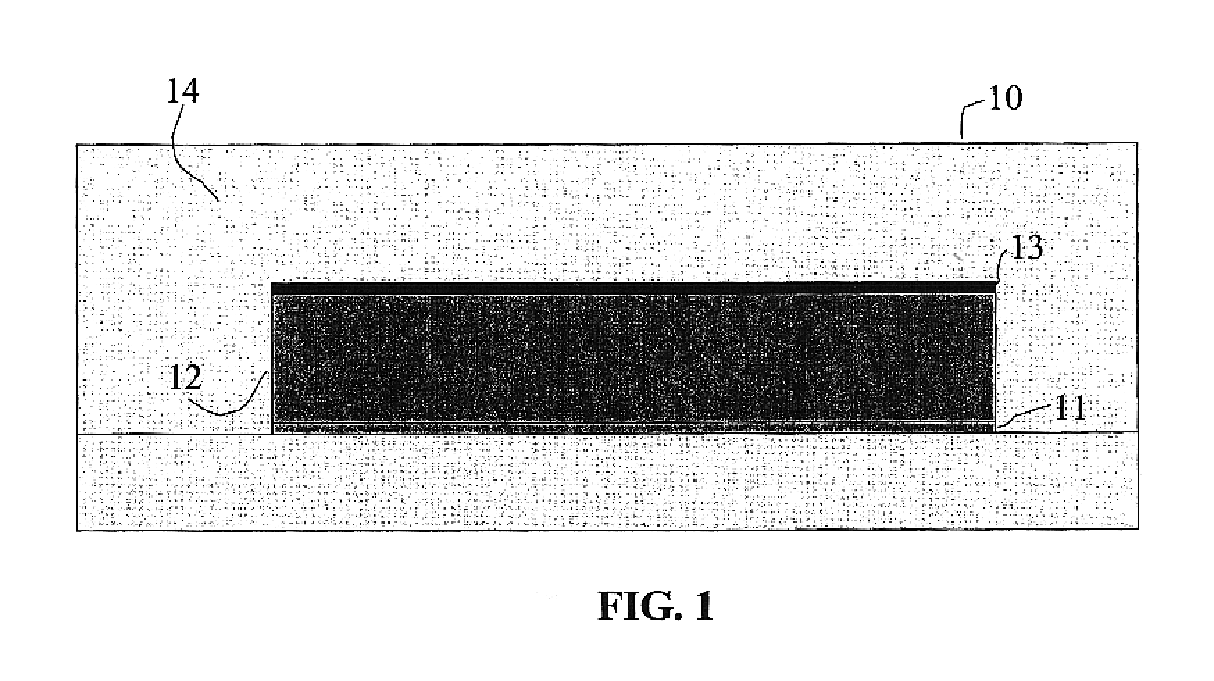 Bond pad structure comprising tungsten or tungsten compound layer on top of metallization level