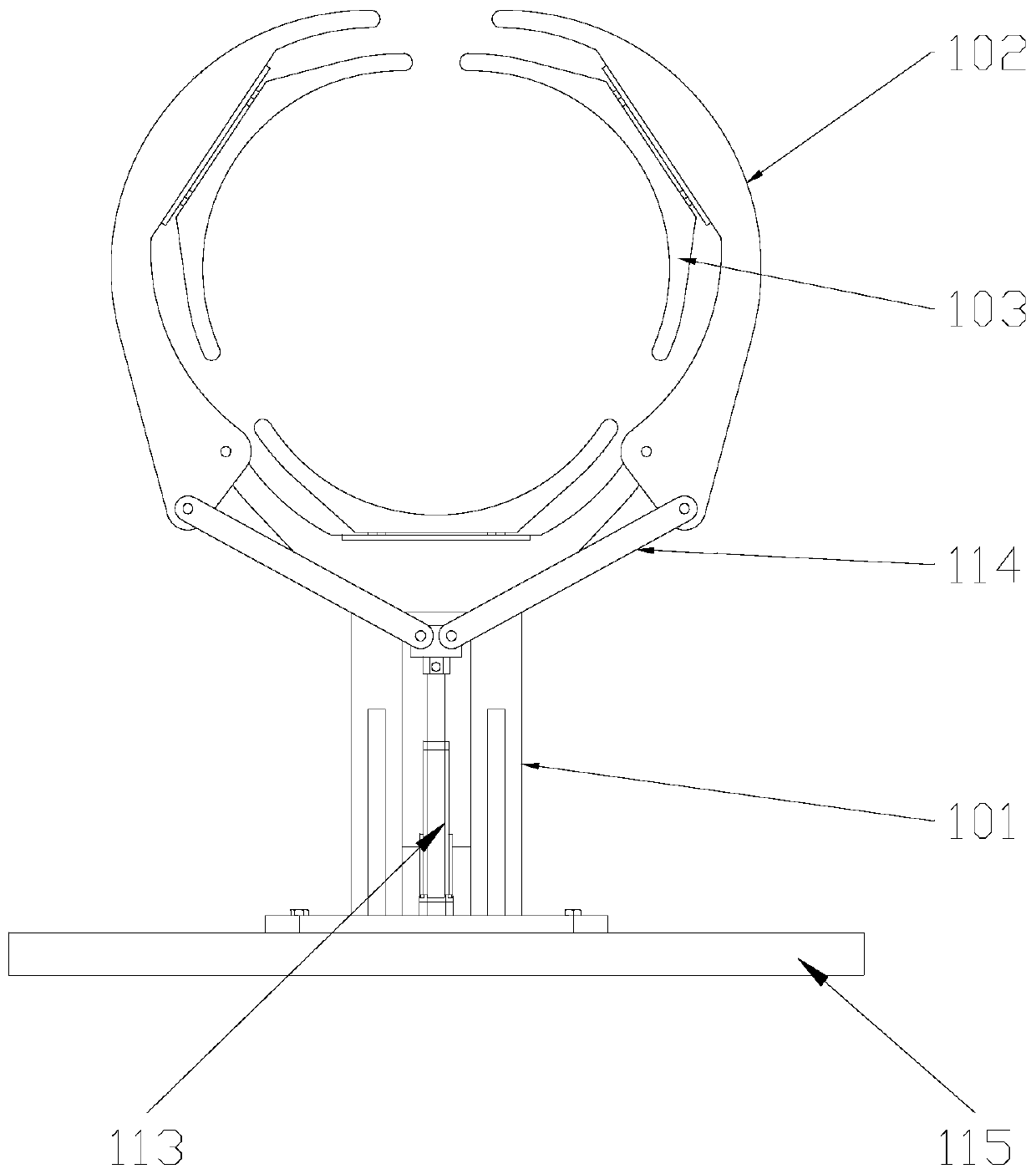 Follower fixture for shaft products, and fixture unit thereof