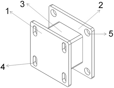 Basketball backboard connector