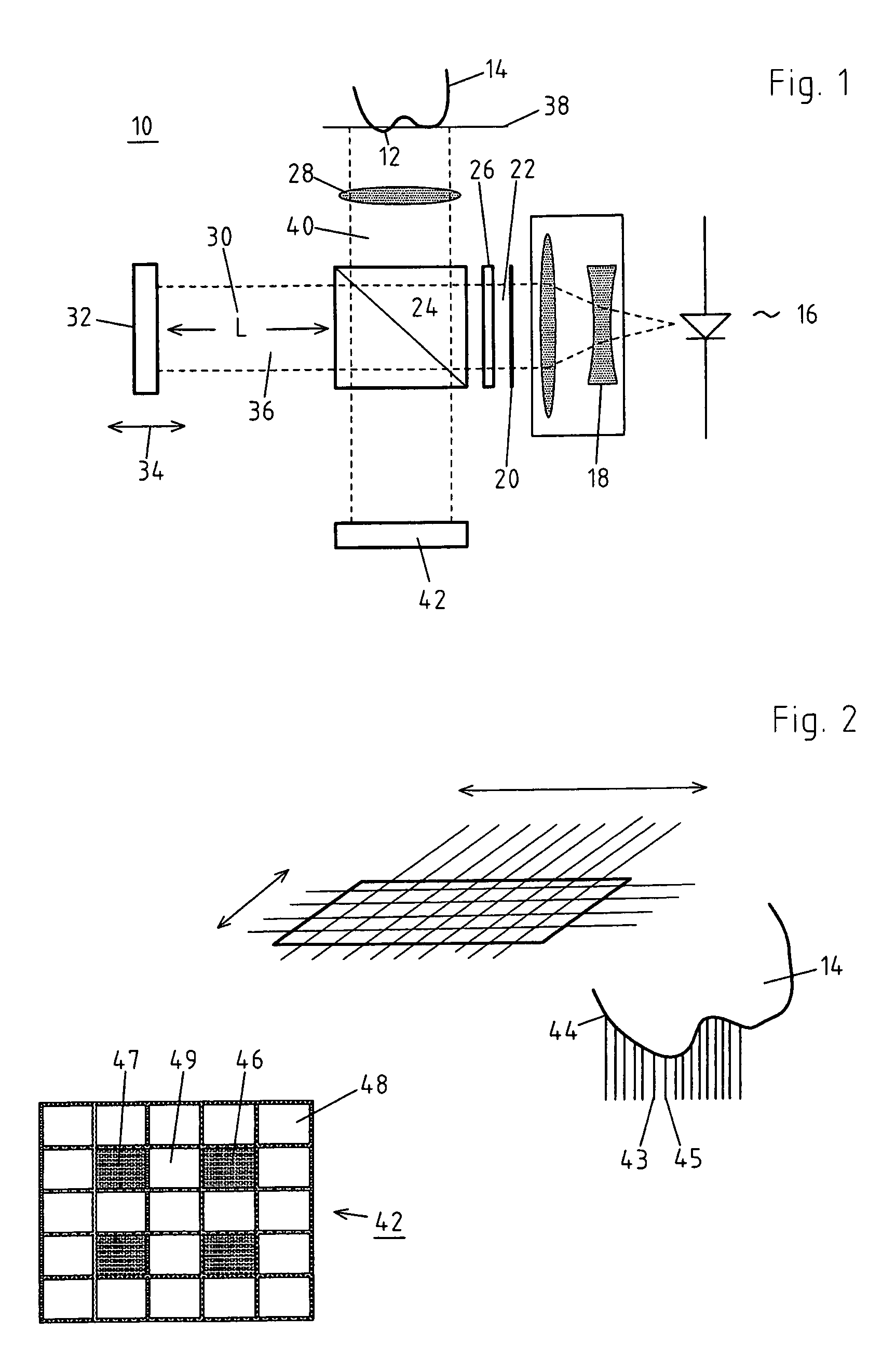 Method and device for detecting the contour data and/or optical characteristics of a three-dimensional semi-transparent object