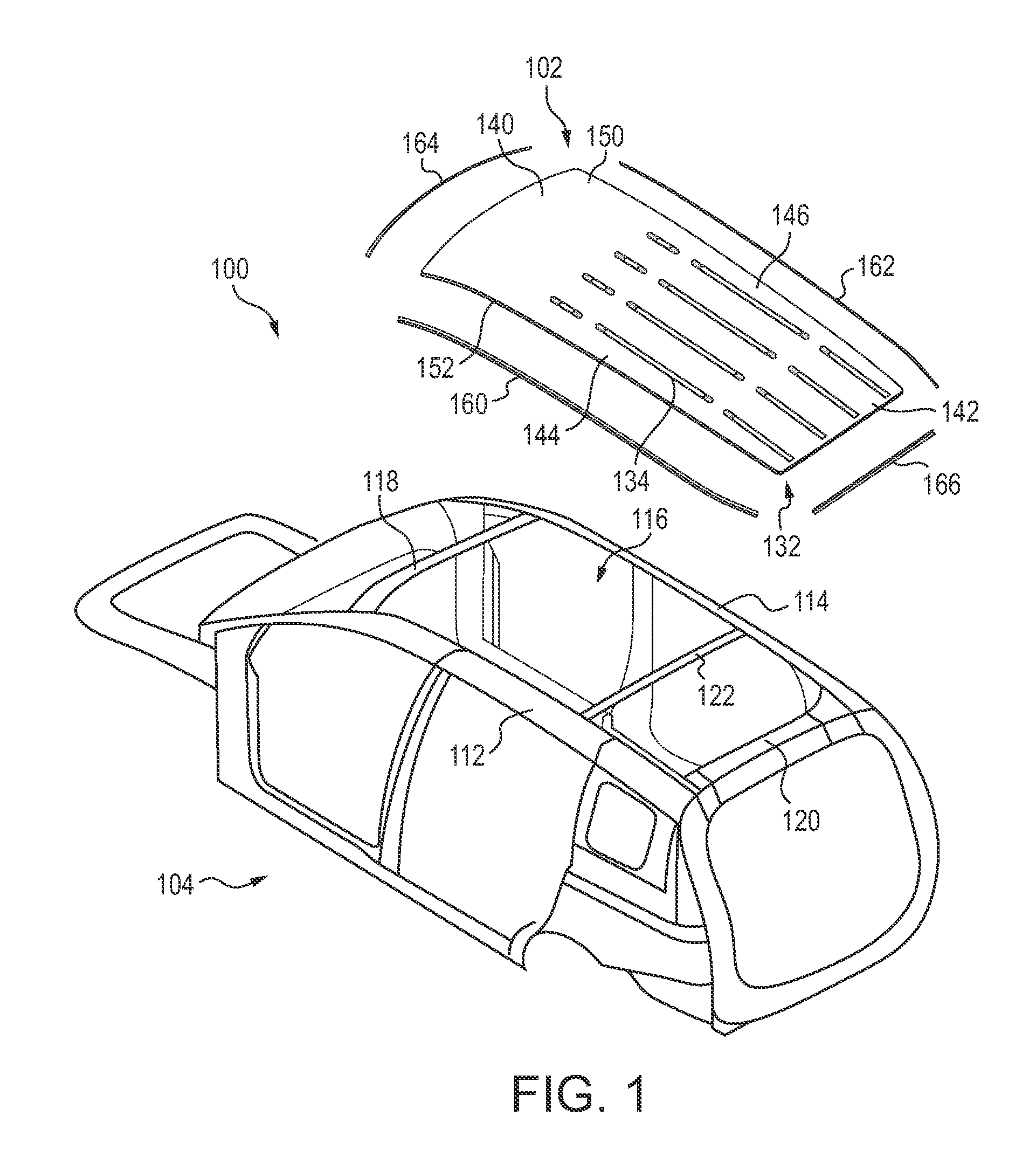 Vehicle roof structure