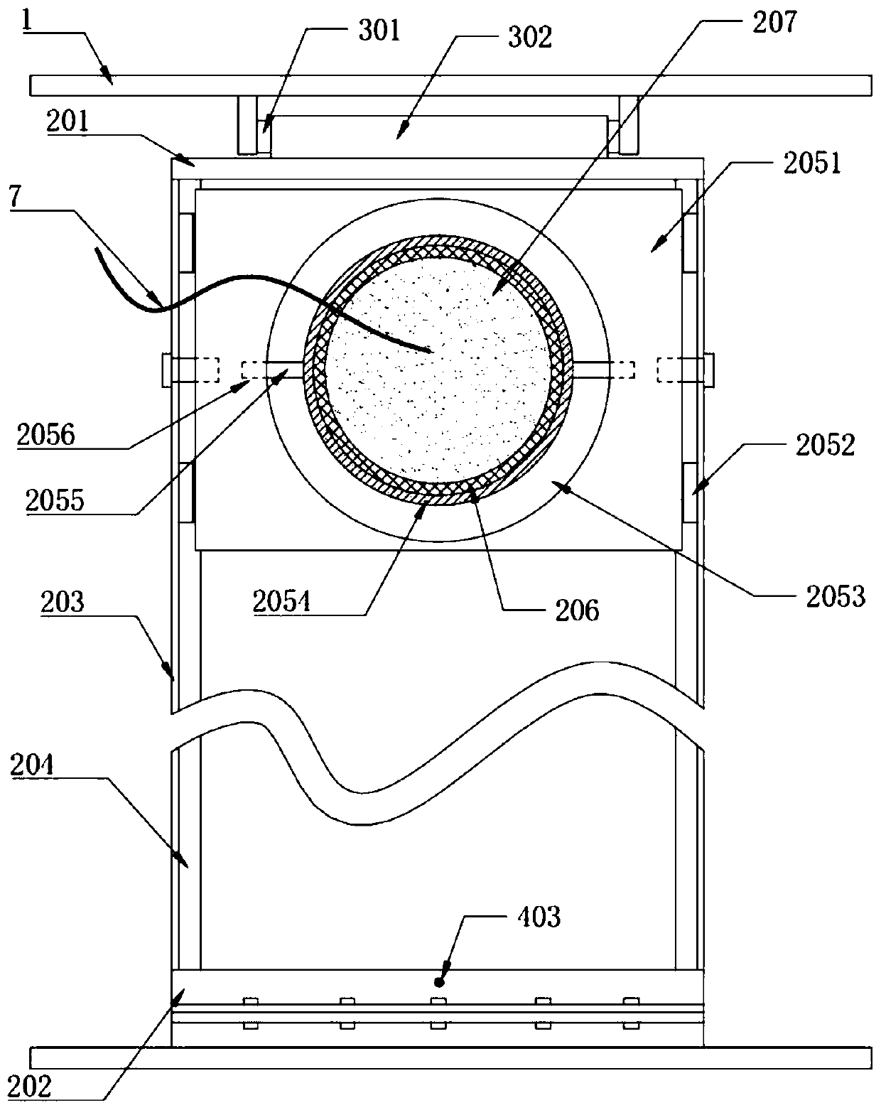 Soilless cultivation three-dimensional planting device for blueberries