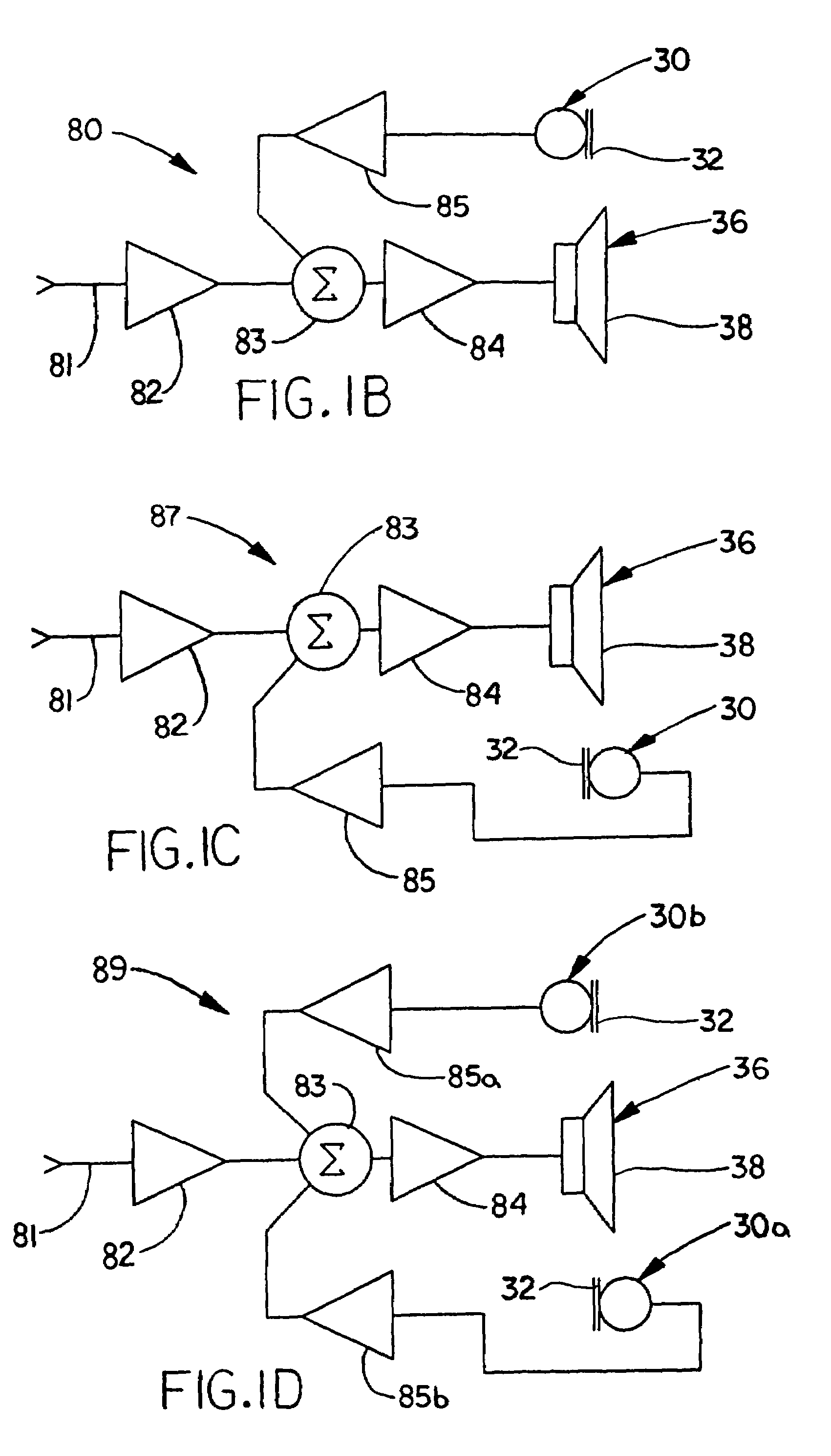 Electroacoustic devices with noise-reducing capability
