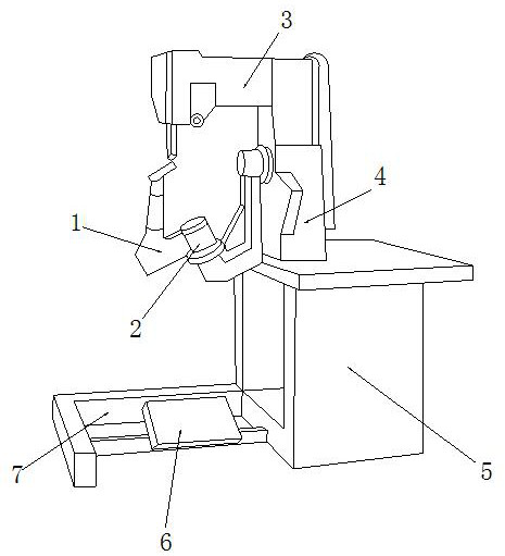 Packaging device for shoemaking