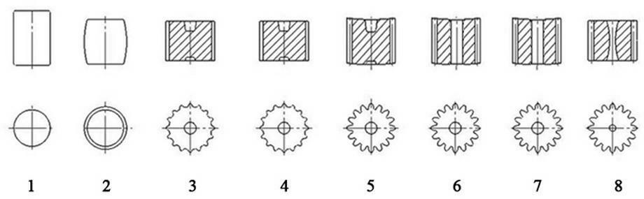 Hot and cold composite precision forging forming method of great-modulus high-thickness straight-tooth cylindrical gear