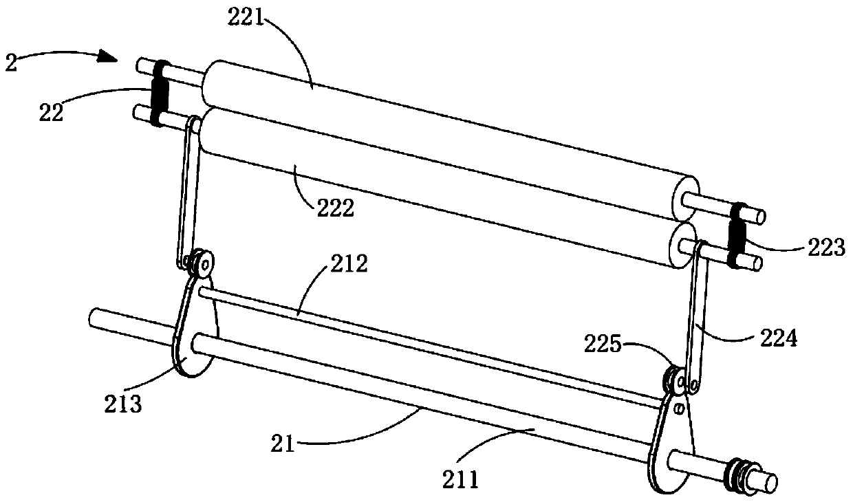 Oscillating wrinkle-removing textile drying device