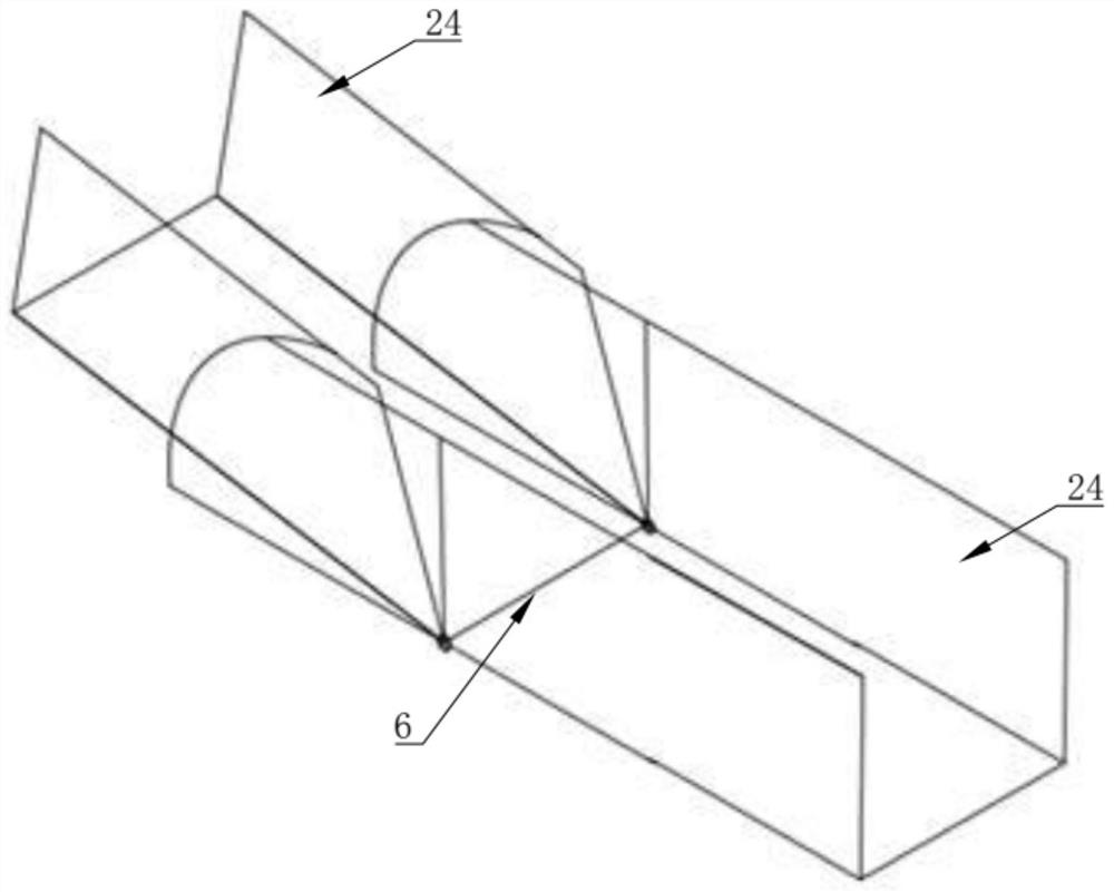 Multi-stage physical variable-slope water tank experimental device capable of simulating fluid motion characteristics