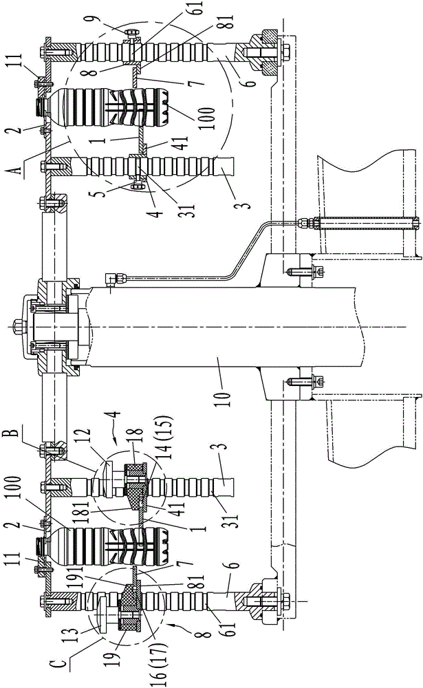 Star wheel drive mechanism for conveying bottles