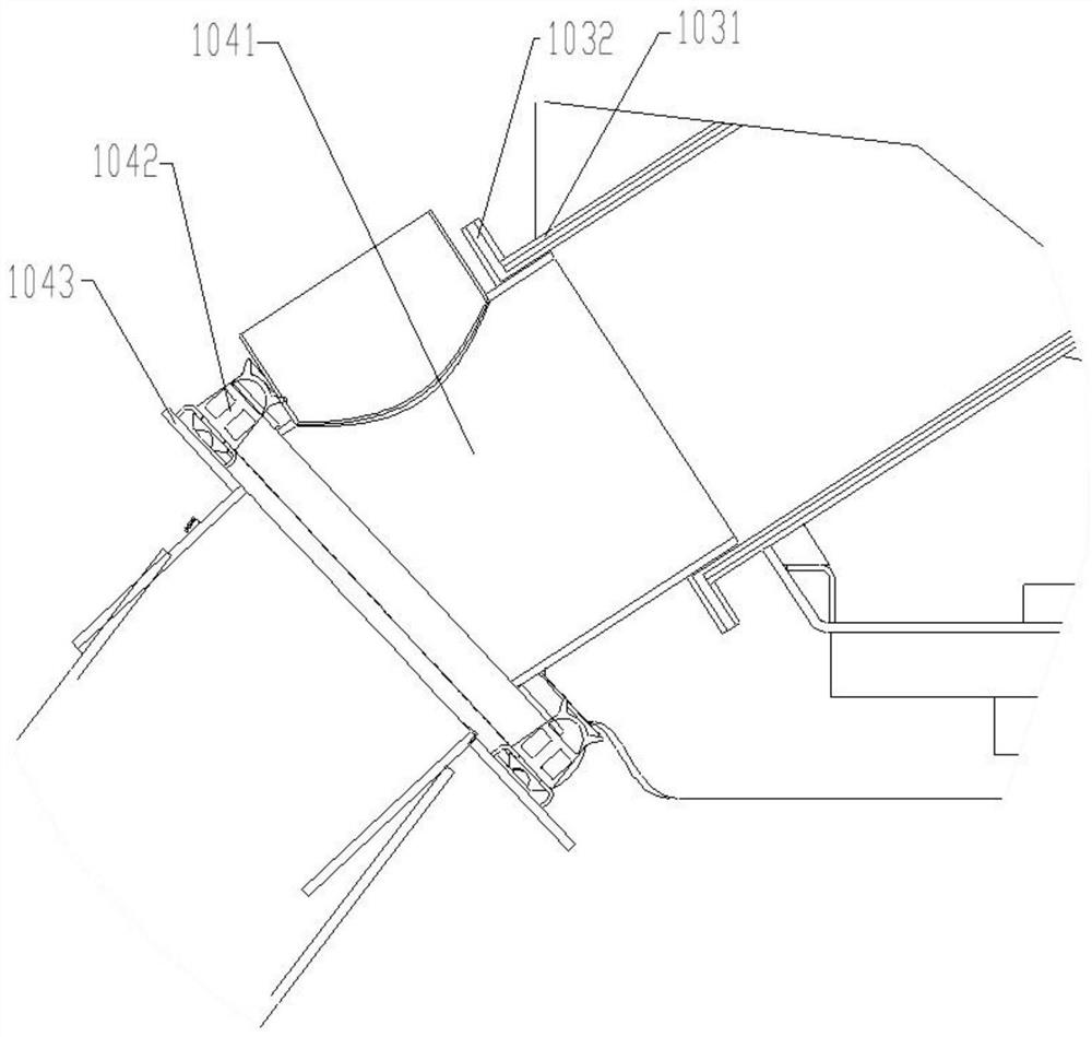 Pneumatic conveying system and road sweeper with same