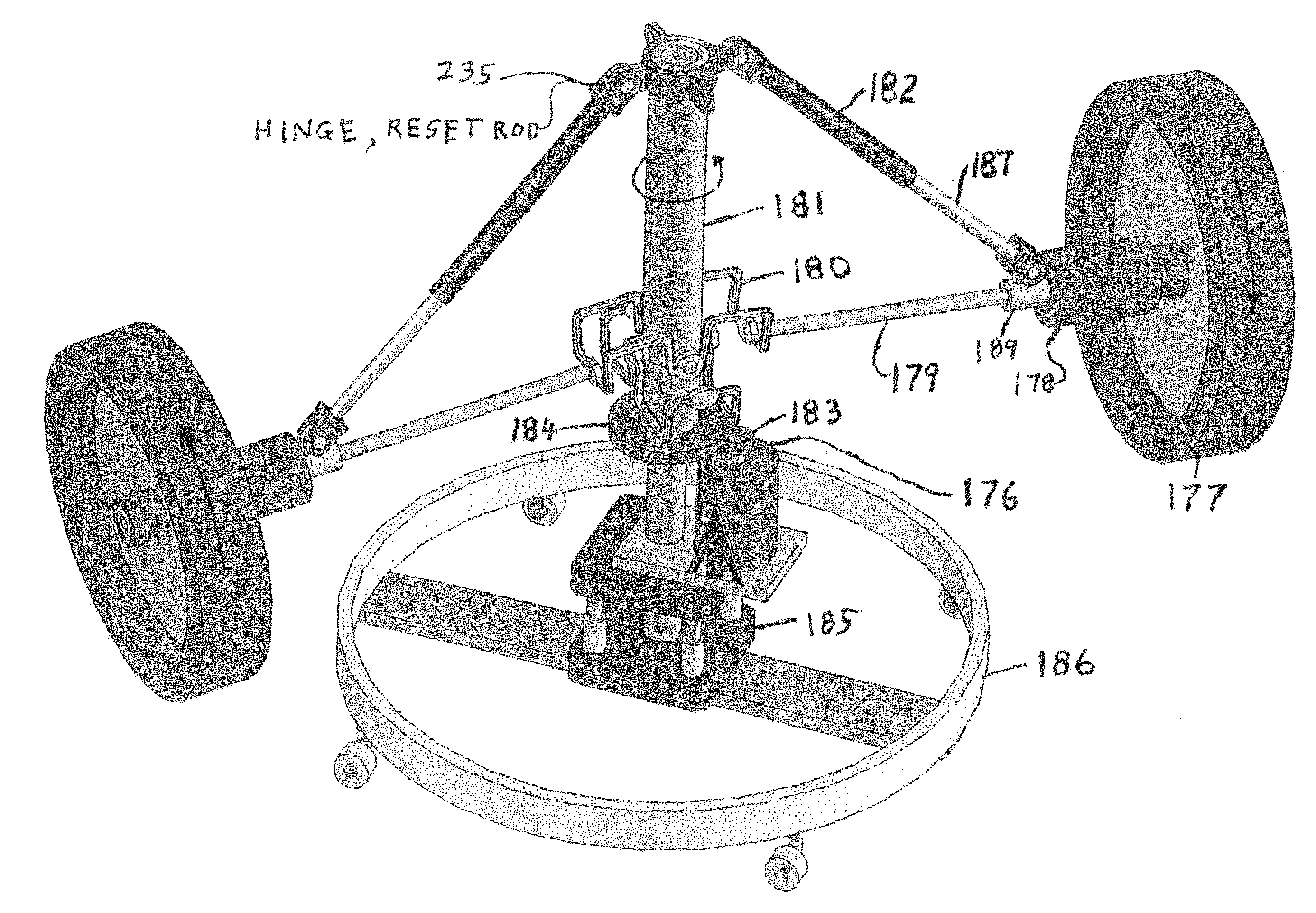 Inertial propulsion device to move an object up and down