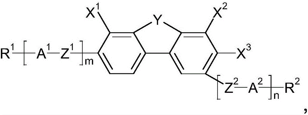 Fluorinated dibenzofuran and dibenzothiophene derivative