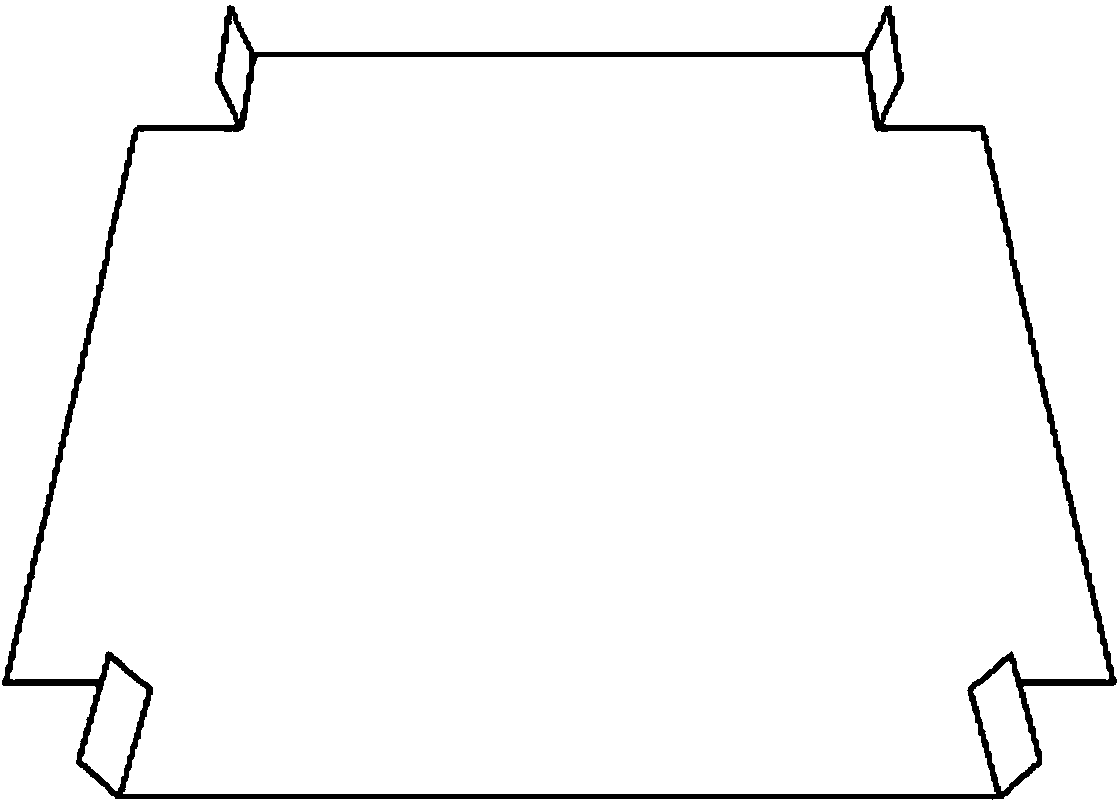 Integrated forming processing method for steel plate box cover