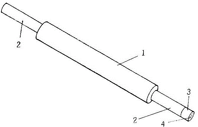 Cooperatively used dry flour loading rolling pin