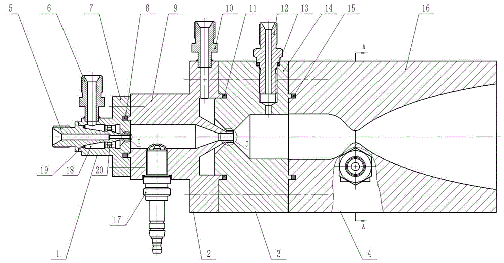 Multi-component simulation engine and its ignition scheme applied to the experimental study of vacuum plume effect